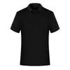 Empresa de impresión de camisetas publicitarias con cuello de solapa, overoles al por mayor, polo de color liso de secado rápido de 200 g
