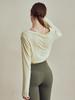 Traje de yoga avanzado para mujer, para otoño e invierno, para deportes, manga larga, para entrenamiento, running, pilates, fitness, color superior de alta calidad.