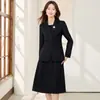 Moda Elegante de Alta Gama para Otoño 2026 Traje Formal de Chaqueta Vestido Ropa de Trabajo Conjunto de Traje para Mujer
