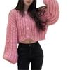 Suéter Cardigan Jacket de Manga Longa Slimming com Gola Redonda Estilo Preguiçoso Novo da Primavera 2026 Dongdaemun Coreano para Mulheres Tendência