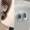 2025 Nuevos Pendientes de Metal de Joyería Flor Perla Pendientes de Celebridad de Internet Pendientes para Mujer Pendientes de Gama Alta Venta al por Mayor