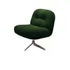 Silla Sofá Moderna Dewey Silla de Ocio Linger, Giratoria, Adecuada para Sala de Estar, Balcón, Apartamentos Pequeños, Silla Individual Vintage de Diseñador