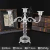 Suporte de Vela de Metal Europeu Adereços para Jantar à Luz de Velas Casamento Romântico Decoração de Mesa Retrô Enfeites Venda Direta da Fábrica