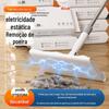 Esfregão de papel estático para remoção de poeira multifuncional mop plano molhado e seco dois utensílios de limpeza doméstica descartáveis preguiçosos descartáveis