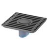Coladera de Piso Rectangular con Núcleo Magnético de Fábrica a Prueba de Insectos y Olores Acero Inoxidable 304 Gris Gunmetal