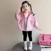 Chaqueta para Niña 2026 Primavera y Otoño Nueva Chaqueta Impermeable con Cremallera para Niños Top de Otoño para Bebé Conjunto Deportivo de Otoño