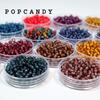 Cuentas de arroz teñidas en el núcleo [Serie Neón] oscuro DIY joyería artesanal con cuentas Pulsera de cuentas Xiaomi collar extracción del núcleo