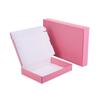 Caixa Colorida de Avião Estilo Ins, Caixa Colorida Retangular para Roupa Íntima Hanfu, Caixa de Embalagem de Roupas Extra-Rígida Branca e Rosa Atacado
