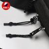 Tubo termorretráctil negro de fábrica, funda, moldeo por inyección, cordón de tracción, PVC, ecológico, equipaje, ropa de exterior, cordón