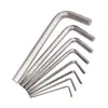 Llave Allen Cabeza Plana Acero Cromo Vanadio Niquelada Juego Herramientas Domésticas Alargada Forma de L Destornillador Hexagonal Llave