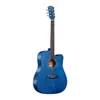 Atacado de Fábrica Em Estoque Entrega Guitarra Folk de 38 polegadas para Iniciantes e Estudantes Instrumento de Madeira de Nível de Entrada de 41 polegadas para Novatos