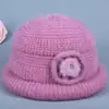 Nuevo Estilo de Gorro Cálido de Invierno para Madres de Mediana Edad y Mayores, Gorro de Lana Engrosado a Prueba de Viento para Señoras Mayores, Gorro de Algodón Tejido para Abuelas