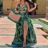 Saia longa de verão de cintura alta em 3 cores, tecido microelástico, alça estampada, temperamento, para o trabalho, foto oficial, vestido