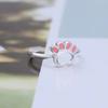 Isn Anillo de Huella de Gato Lindo de Venta Caliente Anillo Abierto de Animal Coreano con Gota de Pegamento de Personalidad para Mujer Joyería de Mano de Comercio Exterior