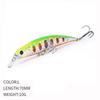 Isca Luya Mino 10g/70s correnteza Mino submerso pequeno Mino contas Luya bait 9127