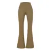 Pantalones acampanados estilo americano de cintura alta y pierna ligeramente acampanada, diseñados para un corte ajustado y un look casual hasta el suelo, nuevo estilo retro 2026