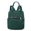 Mochila Nueva 2022 Mochila de Nailon Bolso Europeo y Americano Bolso de Mujer Hilo de Bordado de Diamante Bolso Cuadrado Pequeño de Hombro para Estudiante Universitaria