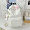 Mochila Colorida Doce, Fresca e de Alto Valor Estético, Estilo Floresta, Modelo Novo, para Alunos do Ensino Fundamental II e Médio, Leve e de Grande Capacidade, Bolsa de Ombro Dupla
