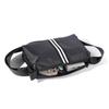 Bolso de hombro portátil para estudiantes, bolso de mensajero de gran capacidad para todo tipo de combinaciones, bolso de viaje a rayas de moda, bolso de almacenamiento para viajeros