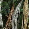 90CM Recortes de Lentejuelas Adhesivas Borla Espiga de Trigo Recortes Navideños Arreglo Floral Árbol de Navidad Individual Decoración de Ratán