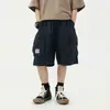 Pantalones Cortos para Niños 2026 Verano Nuevos Estilo Japonés Versátiles con Bolsillos Grandes, Elegantes Pantalones Cargo para Niños