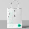 Bolsa de Cartón Blanco Laminado Grueso Personalizada Simple para Bolsa de Papel de Mano, Bolsa de Embalaje para Caja de Zapatos de Tienda de Ropa, Logo Personalizable