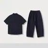 Diseño Estilo Old MoneyNueva Moda de Verano para Hombres: Conjunto Moderno, Sencillo, Genial y Transpirable de Camisa y Pantalones Casuales