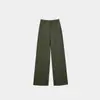 Calça de Lã Acetato Engrossada Canção de Amor de Inverno, Macia e Não Volumosa, Cintura Alta, Perna Larga, Casual Calça Feminina Zhengzhou
