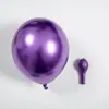 Balão Metálico Personalizado de 10 Polegadas 1,8g Casamento Aniversário Balão de Látex Layout de Cena Balão Metálico Decorativo