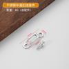 Conector de gabinete de combinación laminado para muebles dos en uno oculto de acero inoxidable, hebilla deslizante invisible engrosada de medio paso y de paso completo
