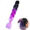 Xuchang Peruca Acessórios de Cabelo Seda de Alta Temperatura Trança Grande Africana Jumbobraid Fibra Química Colorida Montagem Mista Venda Quente Dreadlocks