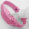 Pulsera de Silicona Pulsera de Muñeca impresión de letras puntuales logo de impresión desinfectante de manos pulsera deportiva siete colores inventario HS012