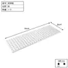 Tablero blanco perforado del pilar A, estantería de almacén, estante de pared para almacenamiento, accesorios, herramientas para estante de cocina
