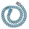 Collar de Cadena Cubana de Hombres Europeos y Americanos Hip-Hop con Tira de Diamantes Pulsera de Moda Hiphop Miami Estilo Rap