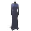 Vestido Europeo y Americano Transfronterizo Nuevo con Lentejuelas de Manga Larga Talla Grande Estilo Vacacional Vestido de Fiesta para Mujer