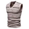 Comercio exterior transfronterizo 2026 suéteres para hombre, prendas de punto, chalecos de moda casual trendy para hombre, casuales y cálidos, Amazon