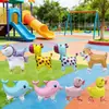 Balões de Animais Tendência de Tamanho Médio com Rodas para Decorações de Aniversário Infantil, Montagem de Eventos em Creches e Montagem de Barracas