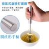 Batidor de huevos semiautomático de acero inoxidable con punto manual Prensa batidora rotatoria herramienta de cocina para cocinar pasteles