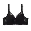 Talla Grande Ultra Fino Algodón Copa Ajustable Sujetador Encaje Sexy Popular con Aro de Acero Push-Up Lencería Femenina Mayoreo