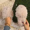 Pantuflas Esponjosas para Mujer, Uso Transfronterizo, Zapatos de Mujer Antideslizantes, Interiores, Suela Gruesa, Hogar, Pantuflas de Algodón Esponjosas Postparto