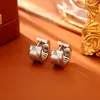 Diseño Creativo Clips para Orejas Texturizados, Chapados en Cobre con Oro Real de 24 Quilates, Pendientes Minimalistas de Moda de Alta Gama para Mujeres, Pendientes Estilo Ins Geométricos
