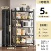 Instalação Grátis Prateleira Dobrável Rack de Armazenamento Multicamadas do Chão ao Teto Armazenamento Rápido para Casa Rack de Armazenamento Removível Varanda Ferro