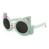 Gafas de Sol Polarizadas de Silicona con Dibujos Animados para Niños y Niñas, Gafas de Sol Lindas, Anti-UV, Gafas de Sol de Sombrilla a la Moda
