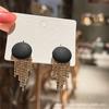 Outono e Inverno Novos Brincos da Moda Elegantes Requintados Micro-Cravados Flor de Quatro Pétalas para Mulheres com Design de Nicho Único Brincos para Mulheres