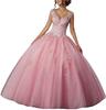Novo Vestido de Noiva Princesa Sem Mangas Vermelho com Decote V para o Verão de 2026, com uma Vibração Sonhadora e Elegante, Vestido Bufante com Decote V Emagrecedor