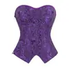 Roupa íntima modeladora de jacquard transfronteiriça com ajuste na cintura, peça externa de zíper para garotas estilosas, corpete justo com barbatanas, espartilho com barbatanas, corpete com barbatanas de peixe