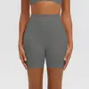 Pantalones de Yoga para Mujer de Nuevo Estilo, Sensación Desnuda, Cepillados, Secado Rápido, Cintura Alta, Control de Abdomen, Shorts de Fitness, Shorts Deportivos Ajustados para Glúteos de Durazno