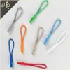 Cordones termorretráctiles de colores personalizados moldeados por inyección para ropa y bolsos de exterior, tiradores de cremallera universales, cordones de cremallera al por mayor