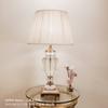 Lámpara de mesa de cristal nórdico, modelo de lujo, habitación, decoración moderna americana, villa, dormitorio, mesita de noche, lámpara de mesa de estudio