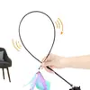 Juguete para Gatos con Ventosa, Palo para Provocar Gatos, Autoentretenimiento, Alivio del Aburrimiento, Palo Automático Perezoso con Pluma y Cascabel, Flor de Seda Duradera